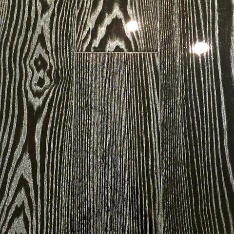 Parquet Shine Black Silver, chêne brillant