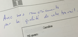 Courrier de satisfaction