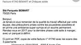 Courrier de satisfaction