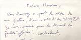 Courrier de satisfaction
