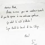 Courrier de satisfaction